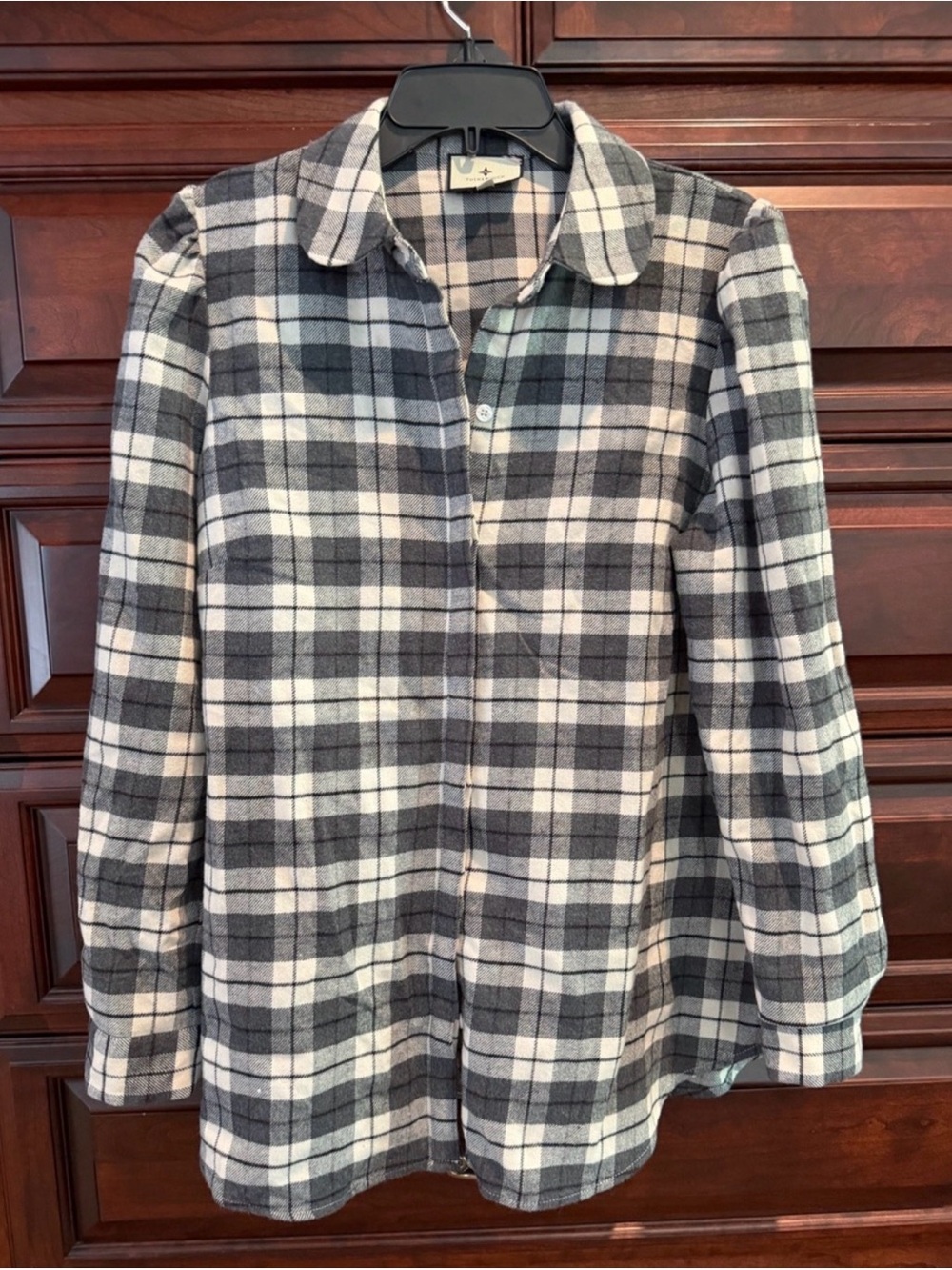 Tuckernuck Black, Gray & White Plaid Button-Down Shirt